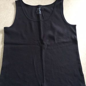 Faded Glory Tops - Faded Glory tank top, black, 4X Faded Glory Tops - Faded Glory tank top, black, 4X